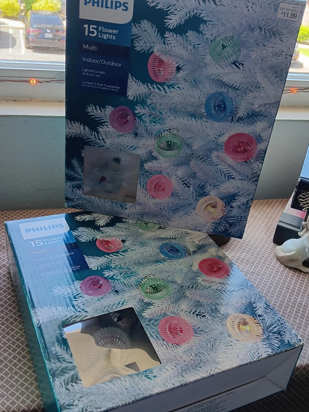 Philips Multi-Color Flower String Lights - Pastels, Two Boxes, New, Never Out.